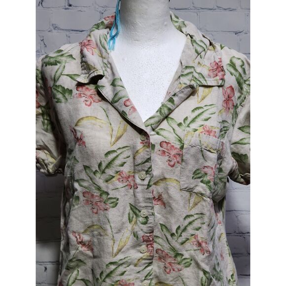 Vtg Fashion Bug linen shirt - Picture 5 of 7